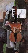 Kasimir Malevich Cow and fiddle oil painting